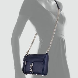 Rebecca Minkoff Sapphire Mini Mac Crossbody Bag EUC